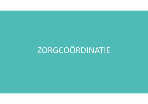 AZN korte presentatie zorgcoördinatie januari 2019