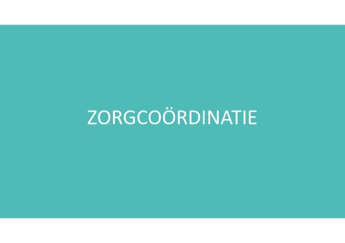 AZN korte presentatie zorgcoördinatie januari 2019