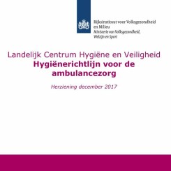 Herziene hygiënerichtlijn ambulancezorg nu beschikbaar
