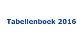 Tabellenboek 2016 (update 4 september 2018)