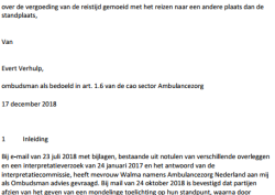 Advies Ombudsman: reistijd