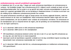 Ambulances in zicht 2009 - samenvatting